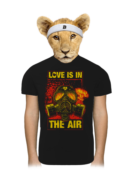 Love is in the air gyerek sport póló Black