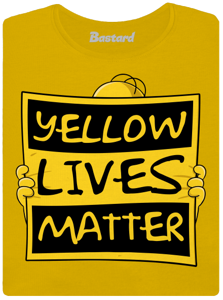 Yellow lives matter női póló Yellow