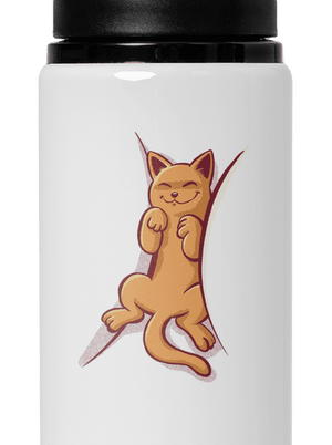 Alvó cica kulacs White