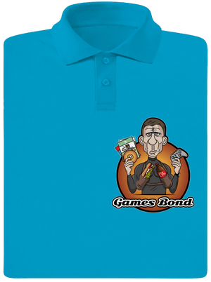 Games Bond férfi pólóingek Blue Atol
