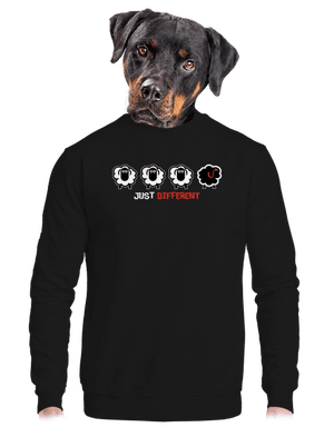 Fekete bárány unisex crewneck Black