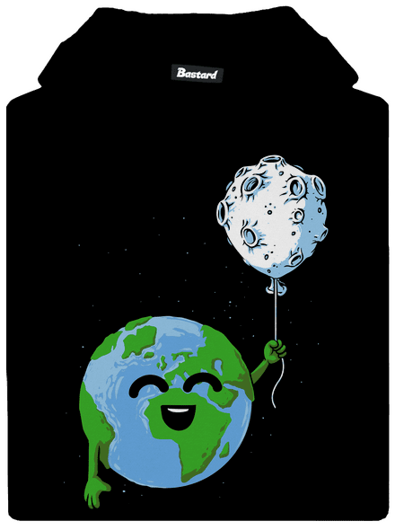 Ballon gyerek kenguruzsebes pulóver Black