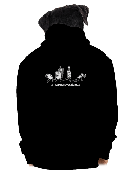  cipzáras férfi pulóver Black