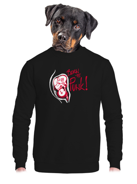  unisex crewneck Black