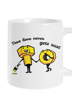 True love hagyományos bögre White