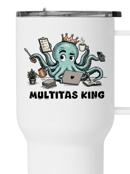 Multitas king termosz bögre White