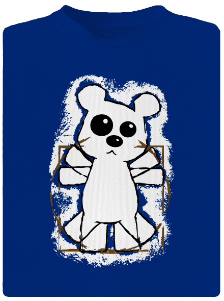 Da Vinci Teddy férfi sportpóló Royal Blue Mal