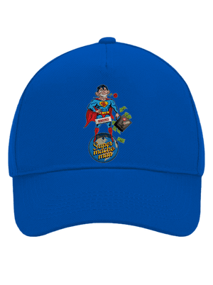 Supermachoman baseballsapka Bright Royal