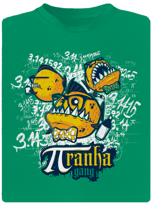 Piranha banda gyerek sport póló Kelly Green Mal