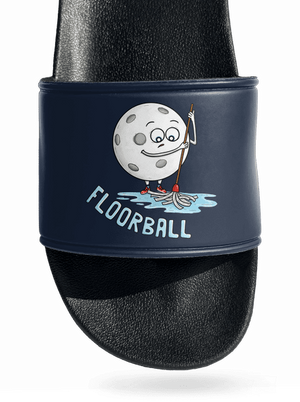 Floorball papucs Navy