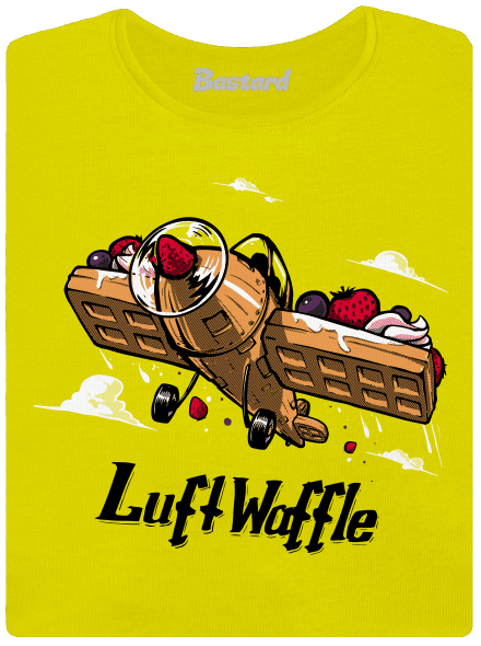 Luftwaffle prémium női póló Lemon