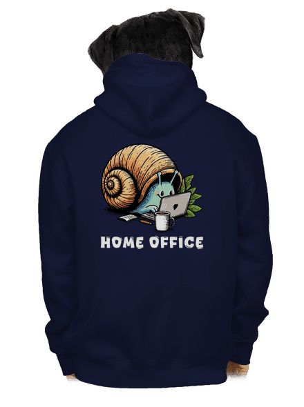 Sneka home office cipzáras férfi pulóver Navy