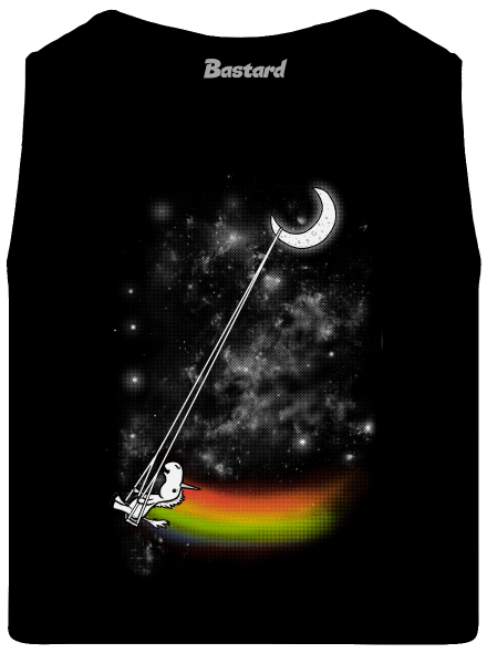 Unicorn universe férfi trikó Black