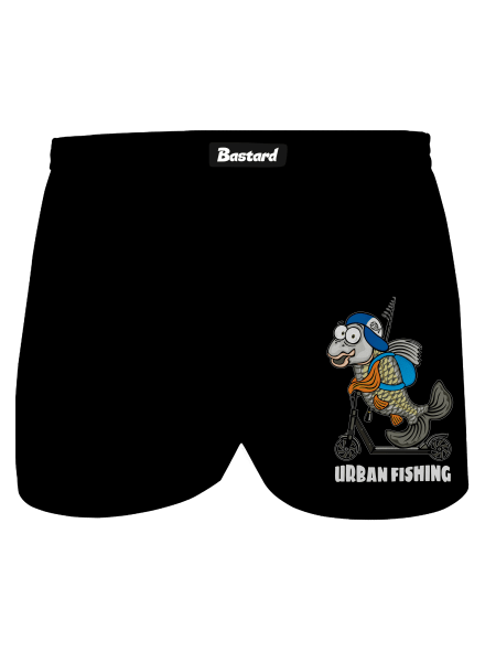 Urban fishing férfi alsó nadrág Black
