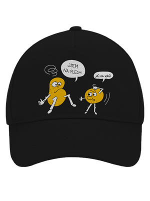 Részeg krumpli baseballsapka Black