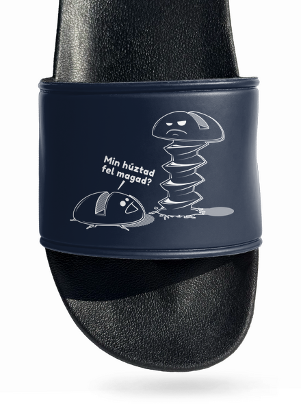 Felhúzva papucs Navy