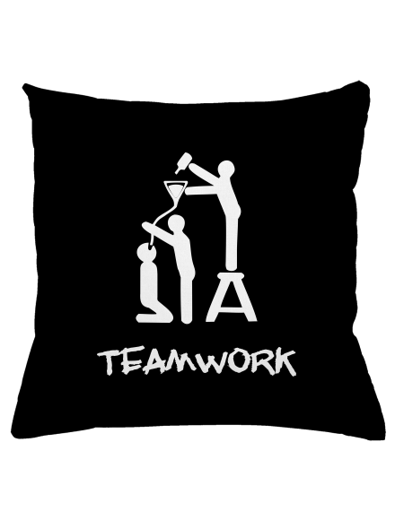 Teamwork párna Black