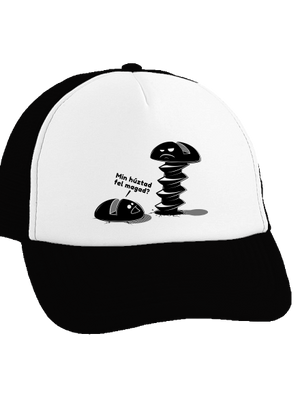 Felhúzva sültös sapka Black cap