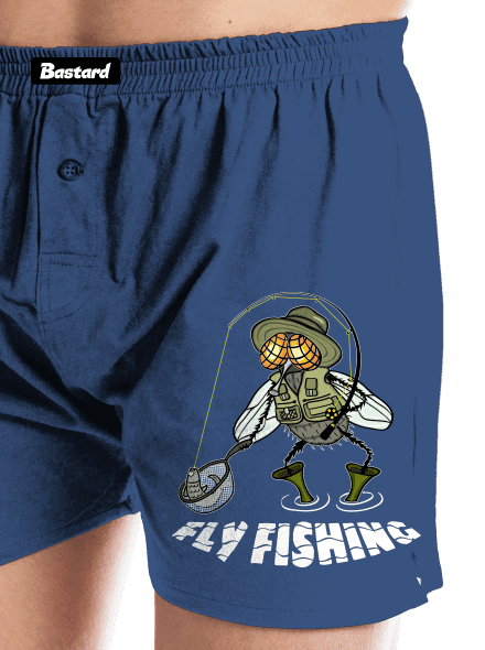 Fly fishing férfi alsó nadrág Blue