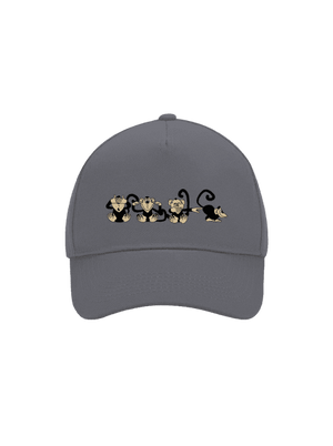 Majmok baseballsapka Graphite grey