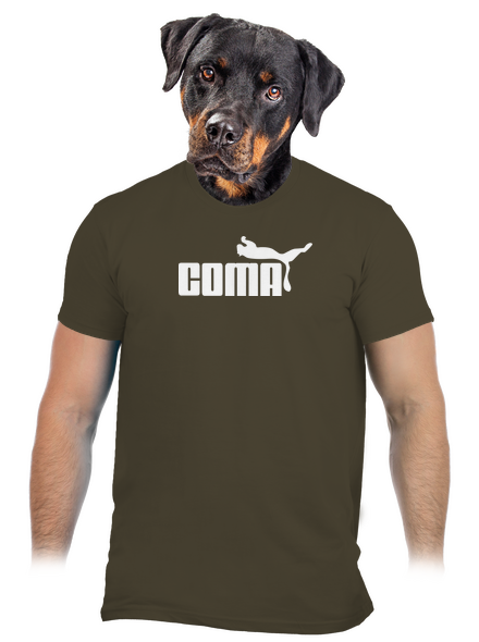 Coma férfi póló Urban Khaki