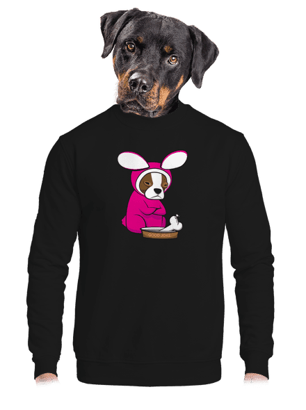 Good joke unisex crewneck Black