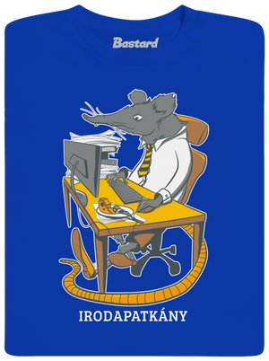 Irodapatkány férfi hosszú ujjú póló Royal Blue