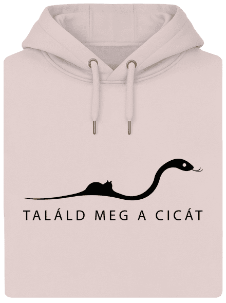 Találd meg a cicát unisex prémium pulóver Rose Chalk