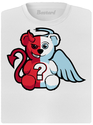 Angyal vagy ördög női sportpóló White