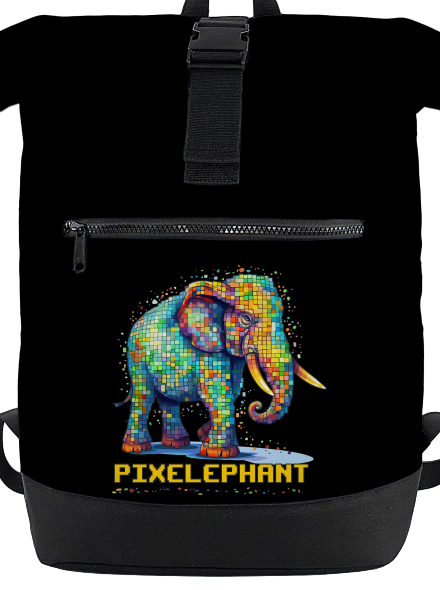 Pixelephant hátizsák Black