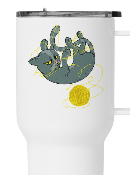 Morcos kandúr termosz bögre White