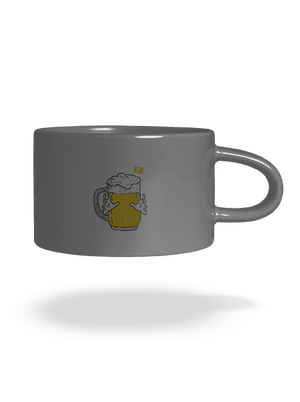 I wanna beer macaron bögre Grey Macaron