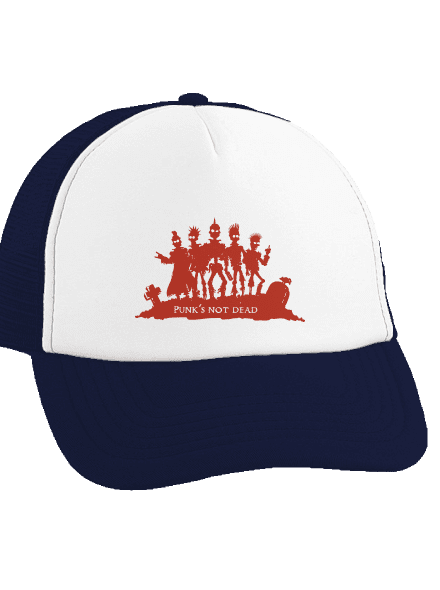 Punks not dead! teherautós sapka French Navy cap