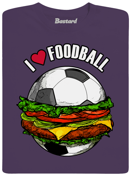 Foodball férfi póló Urban Purple