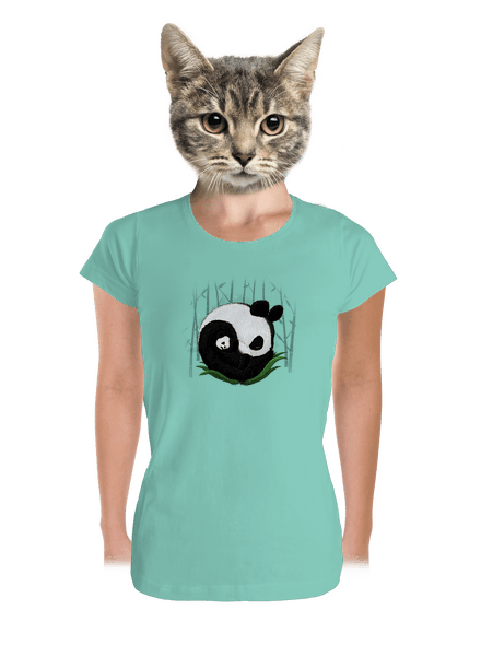 Két alvó panda prémium női póló Mint Mal