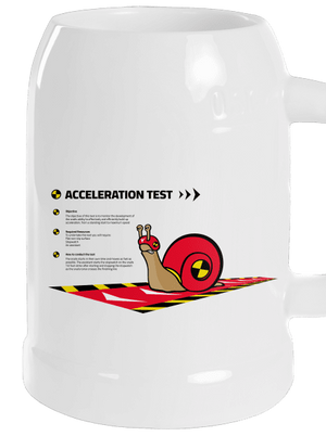 Snail test söröskorsó White