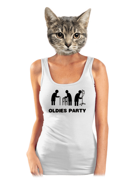 Oldies party klasszikus női trikó White