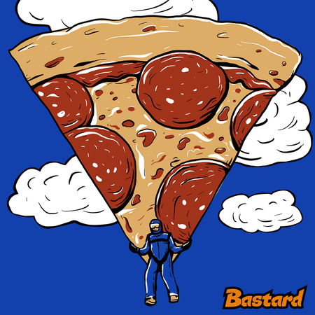 Pizza ejtőernyős