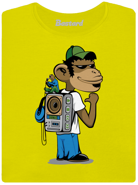 Boombox backpack prémium női póló Lemon