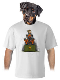 unisex túlméretezett póló