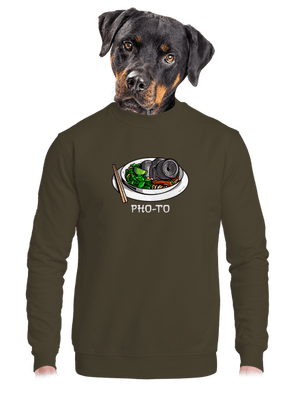 Pho-to unisex crewneck Urban Khaki