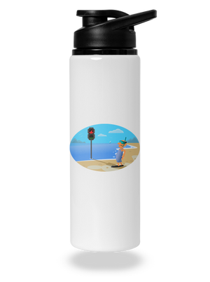 Biztonságos úszás kulacs White