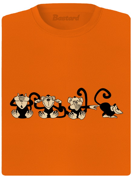 Majmok női sportpóló Neon Orange