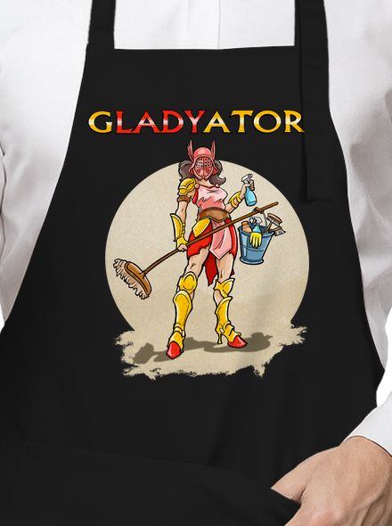 Gladyator kötény Black