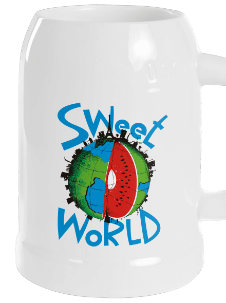 Sweet world söröskorsó White