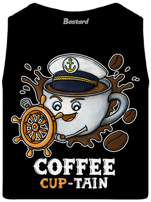 Coffee Cup-tain férfi trikó Black