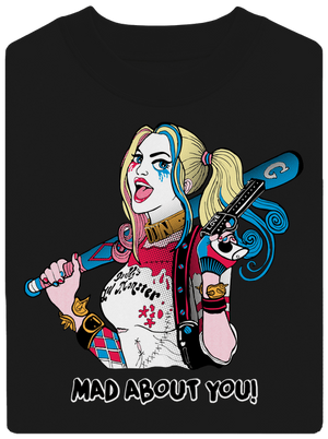 Joker és Harley unisex crewneck Black