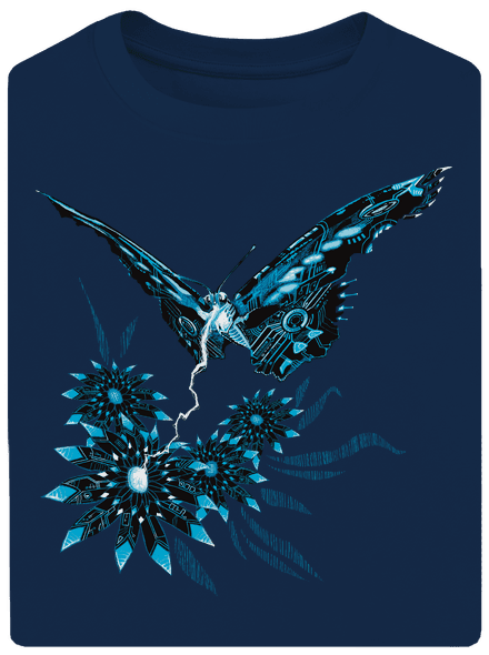 Fake nature unisex túlméretezett póló Midnight Blue
