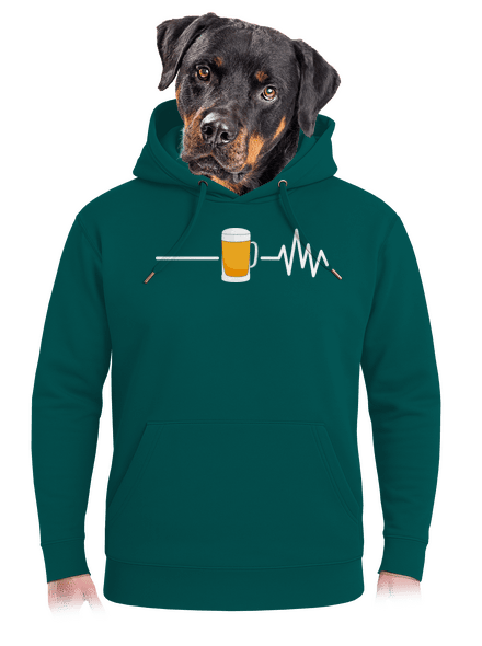 Beer help unisex prémium pulóver Emerald Green
