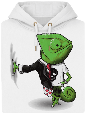 Az álcázás mestere unisex prémium pulóver Snowwhite